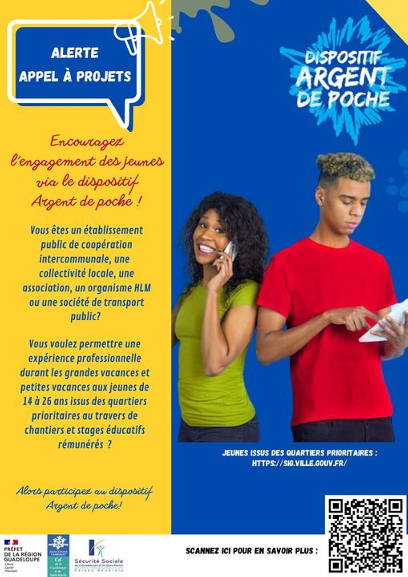 Visuel AAP Dispositif "Argent de poche"