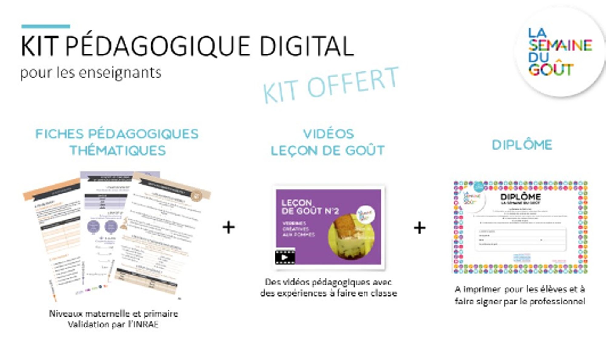 Kit pédagogique digital semaine du goût