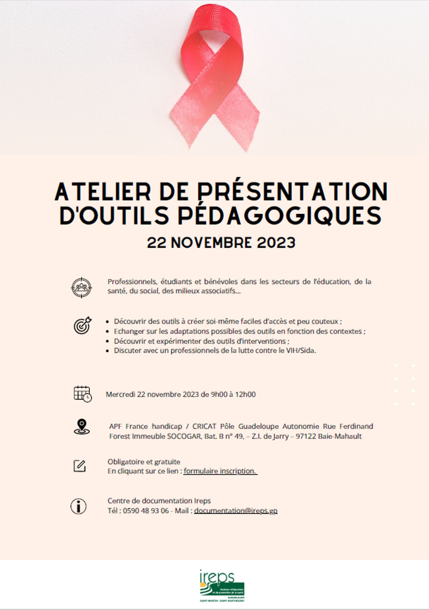 Atelier Présentation outils VIH-Sida/ IST