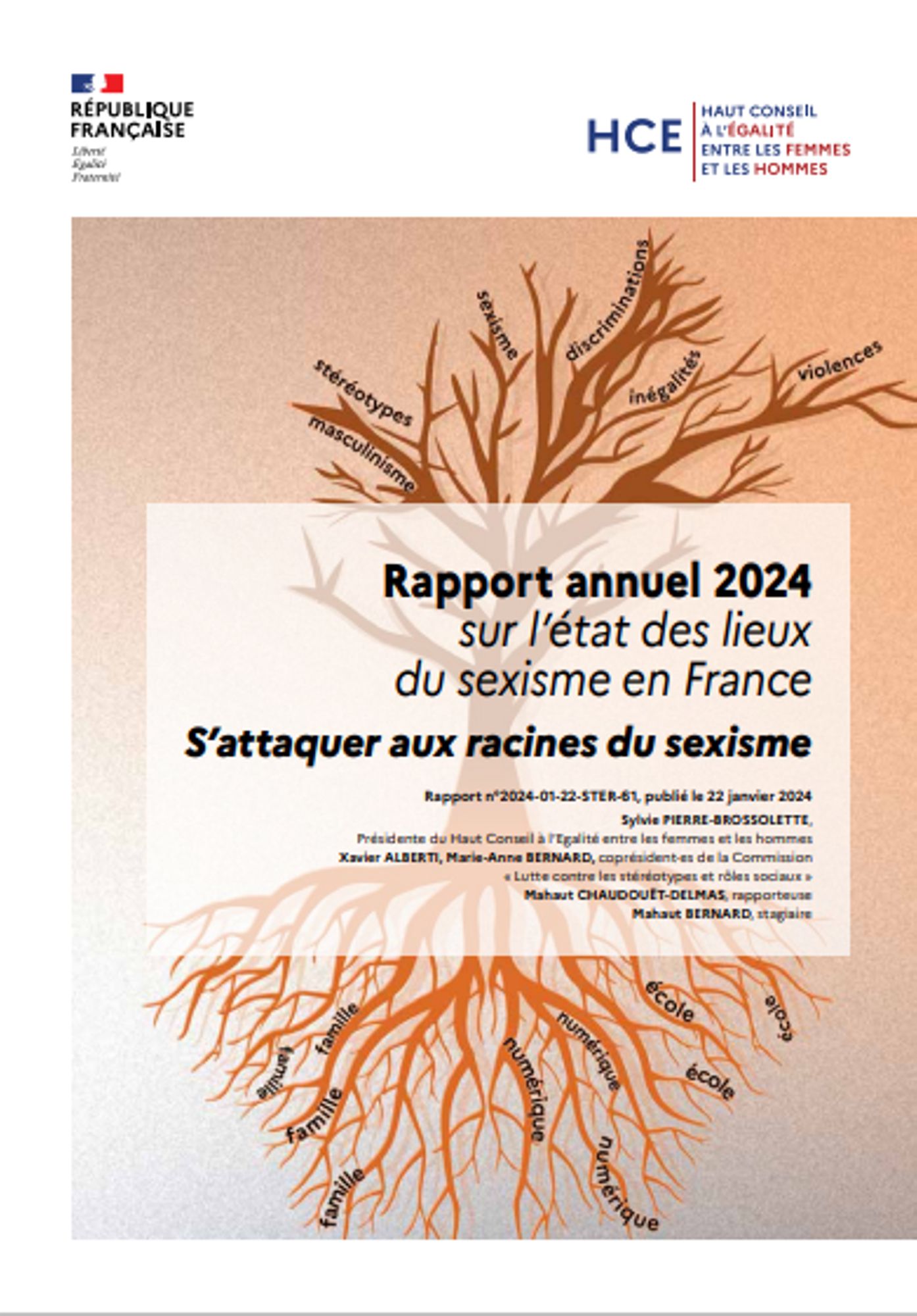 Rapport sur l'état des lieux du sexisme en France 2024 - HCe