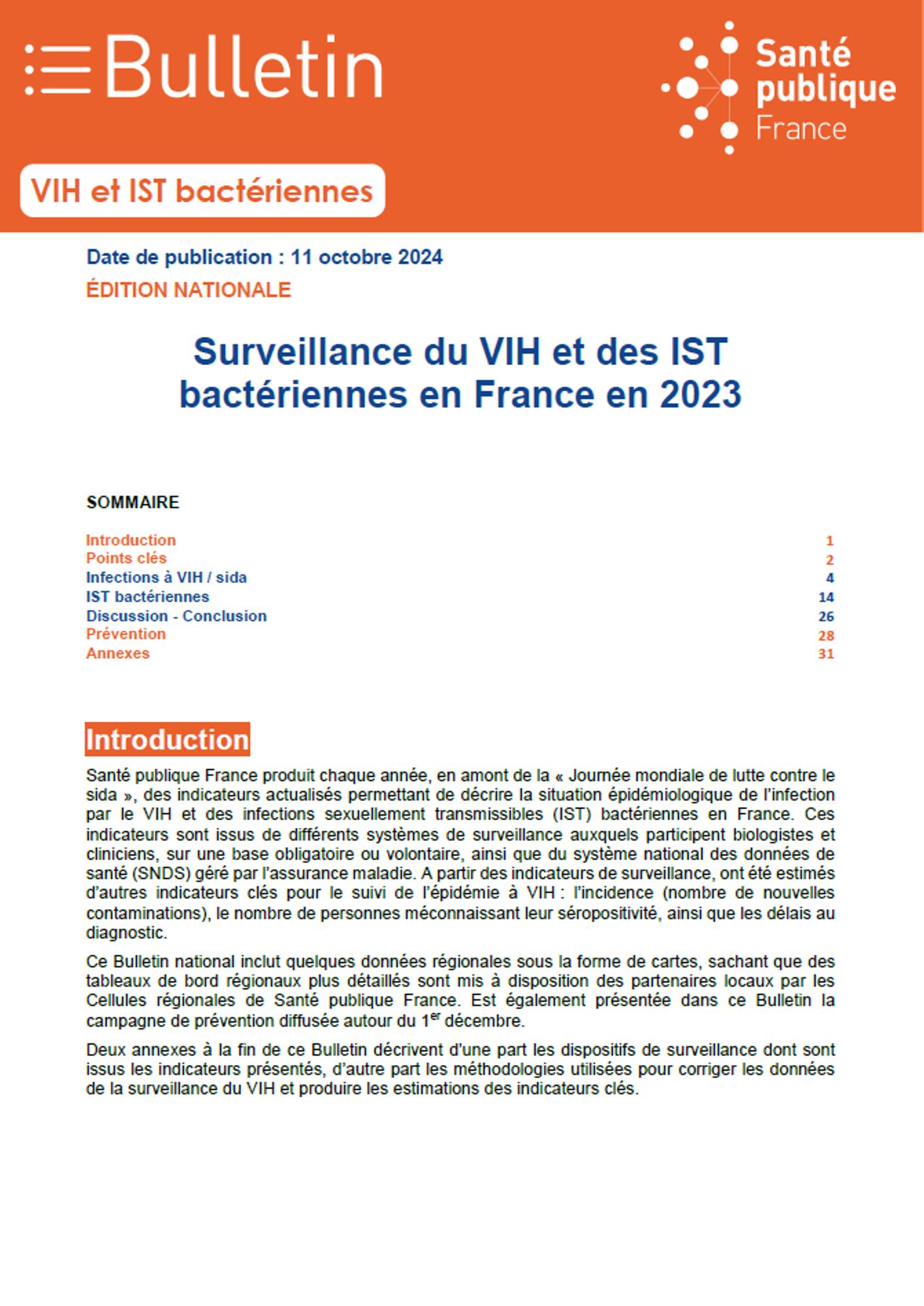 BSP - Novembre 2024 - SpF