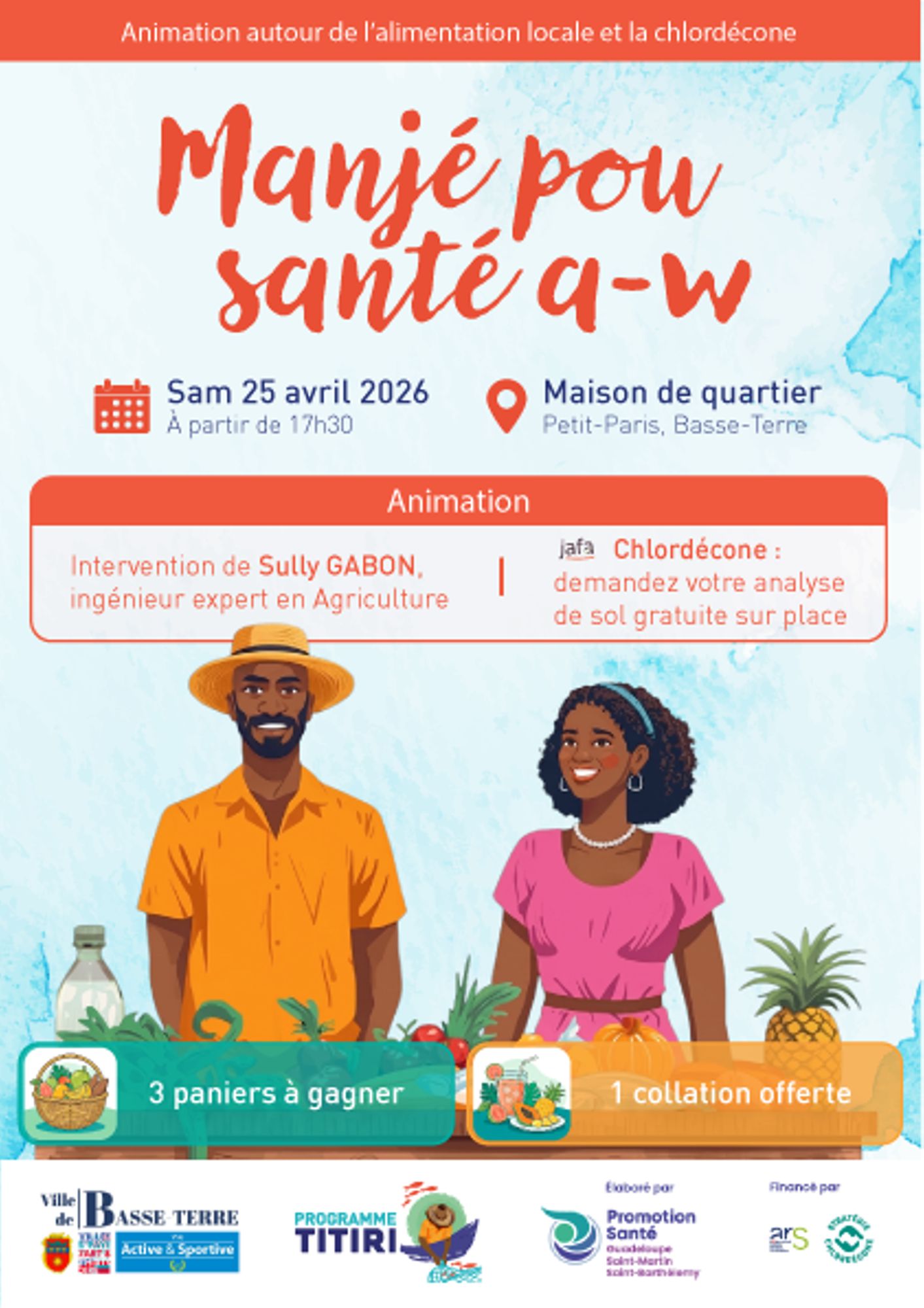 Prochain "Manjé pou Santé a-w" du programme Titiri 