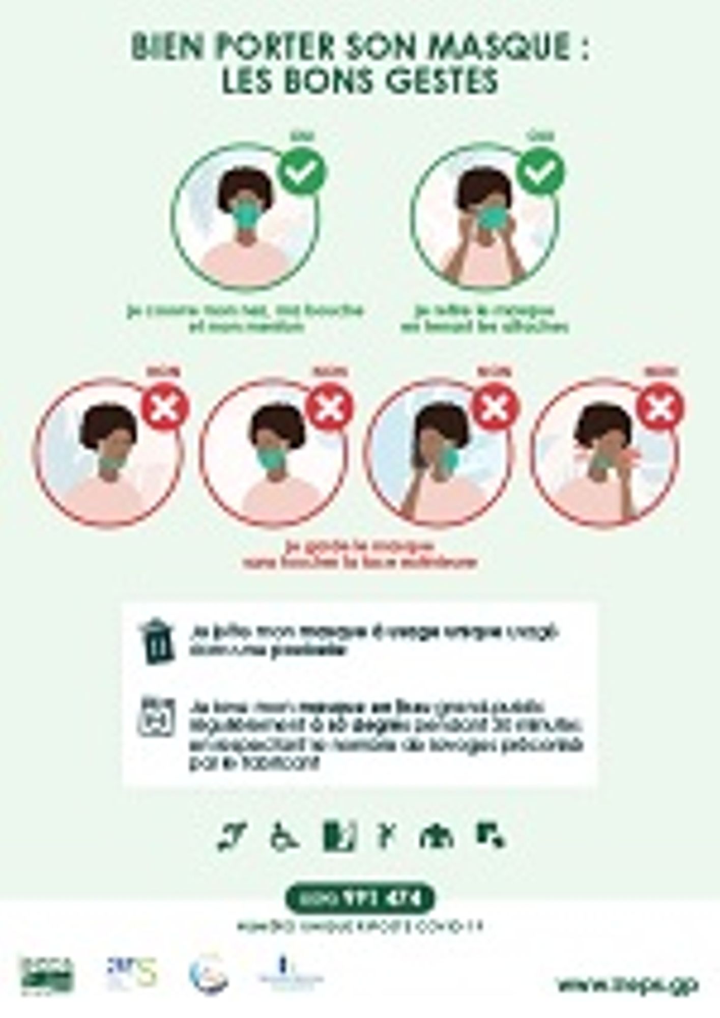 "Bien porter son masque"