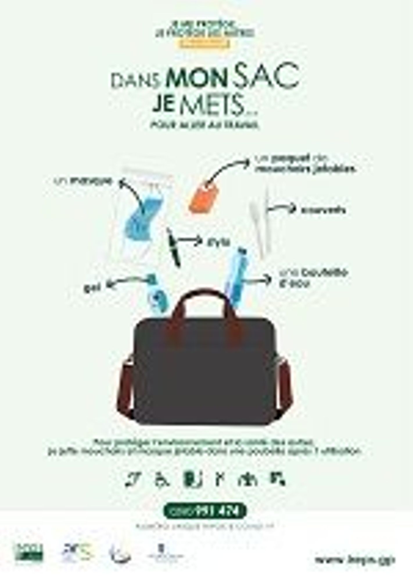 "Dans mon sac je mets... Pour aller au travail"