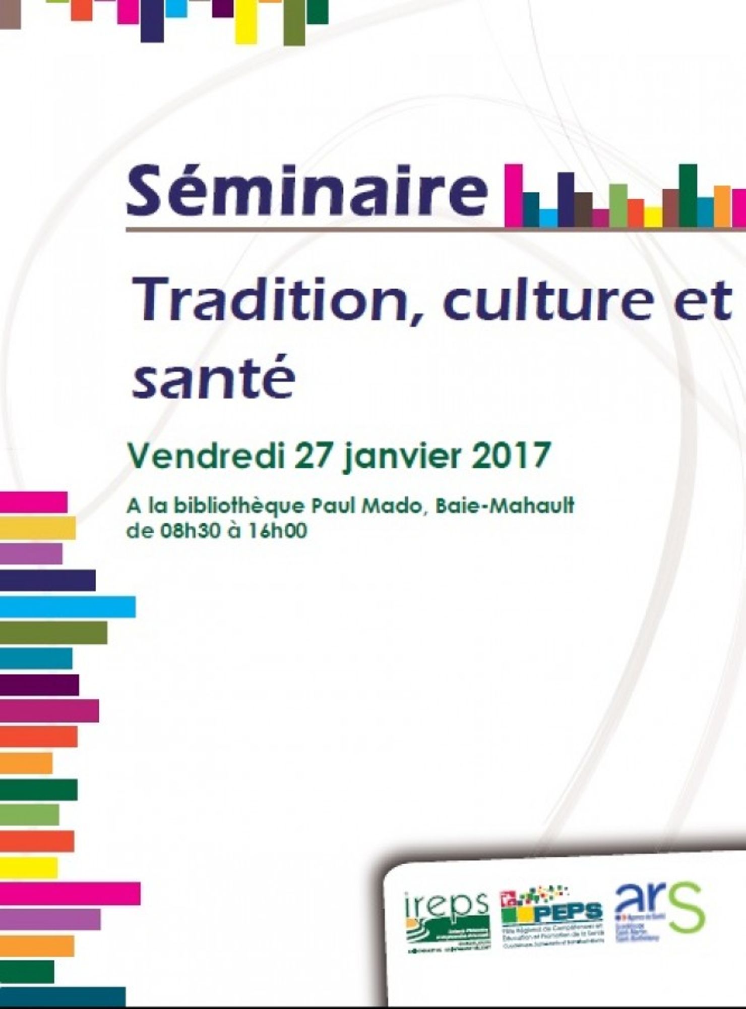 Visuel séminaire Ireps Traditions, culture & santé