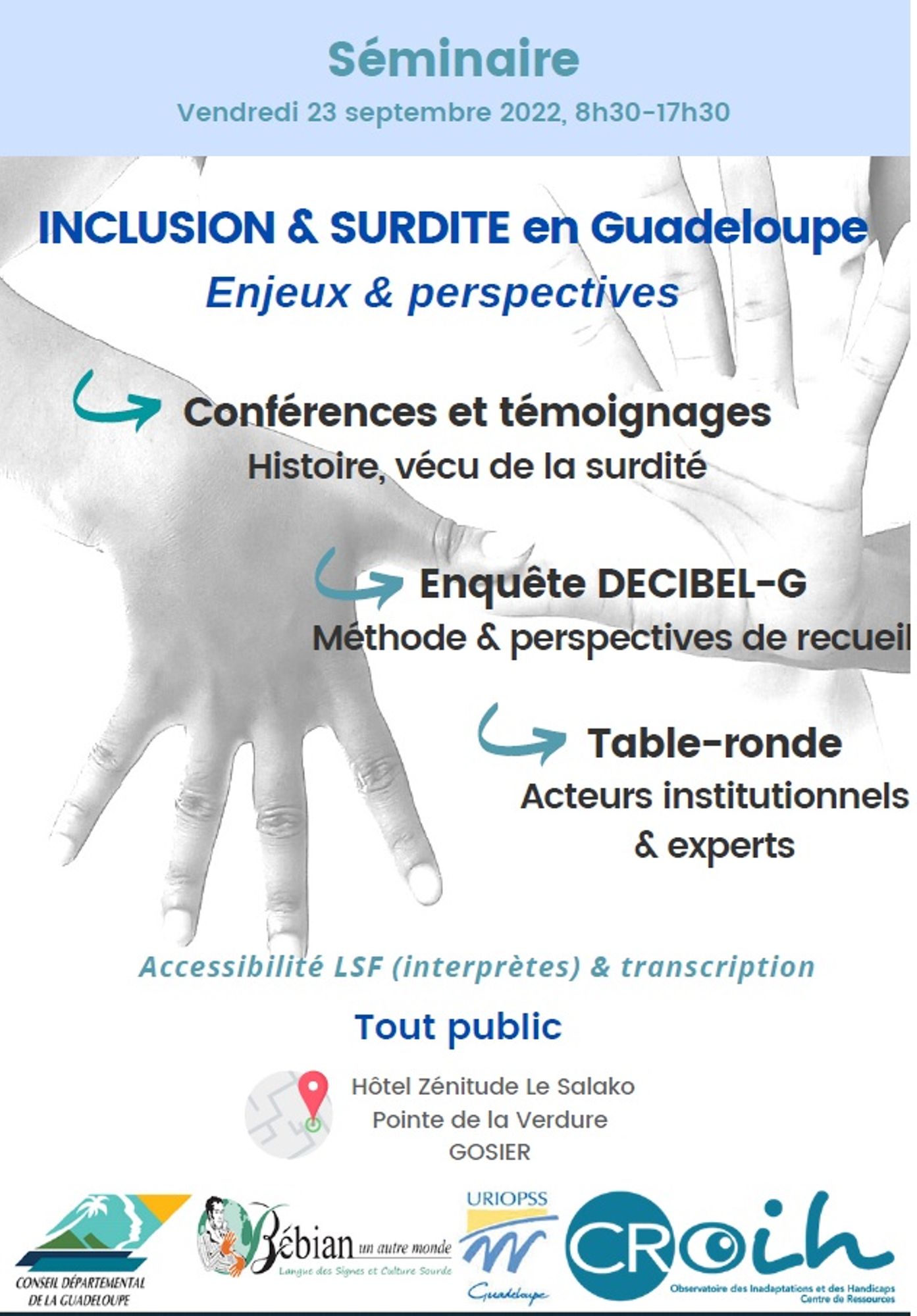 Inclusion & surdité en Guadeloupe 23/09/2022