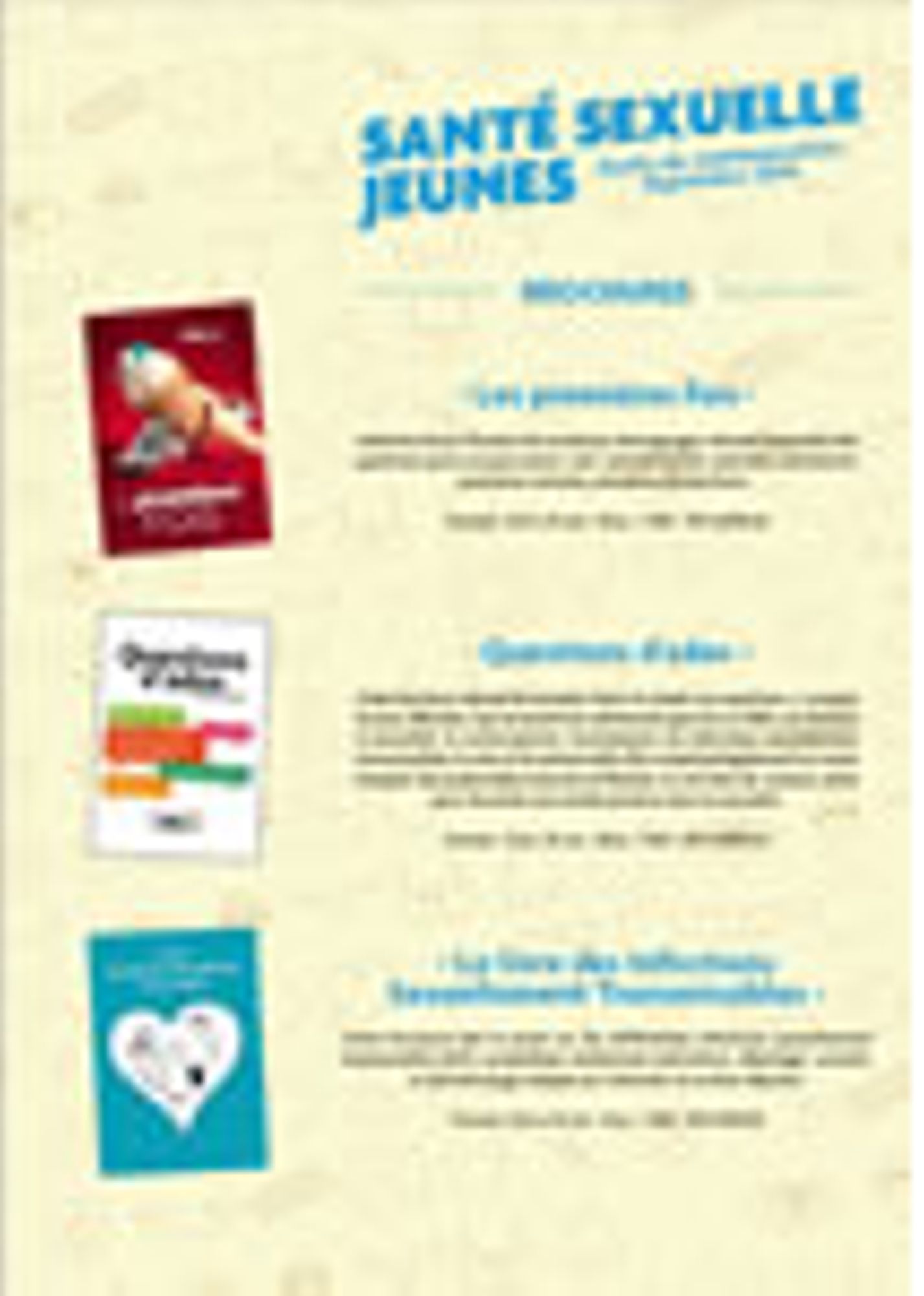 Santé sexuelle Jeunes - Outils de communication - SpF - 2016