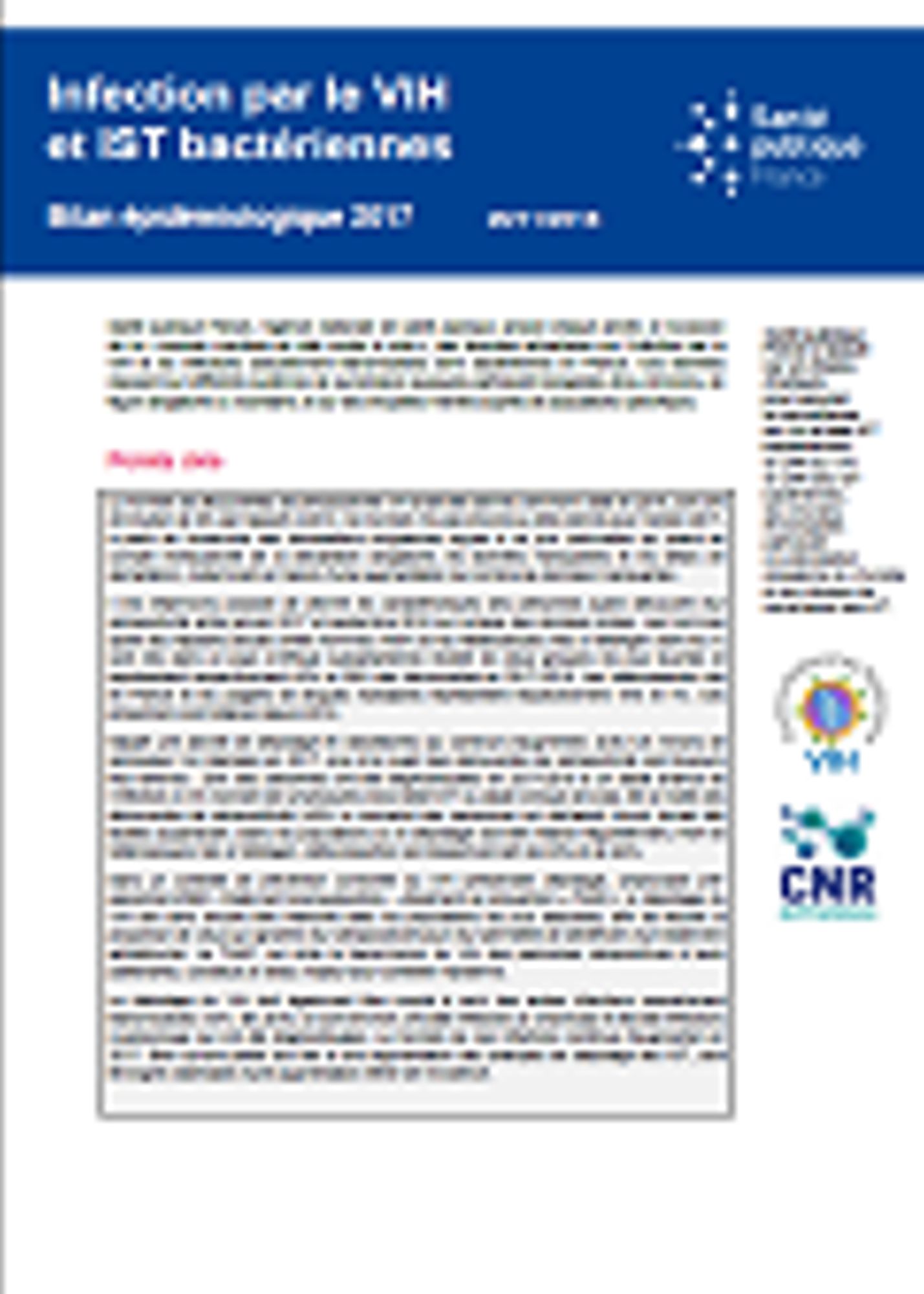 Infection par le VIH et les IST bactériennes