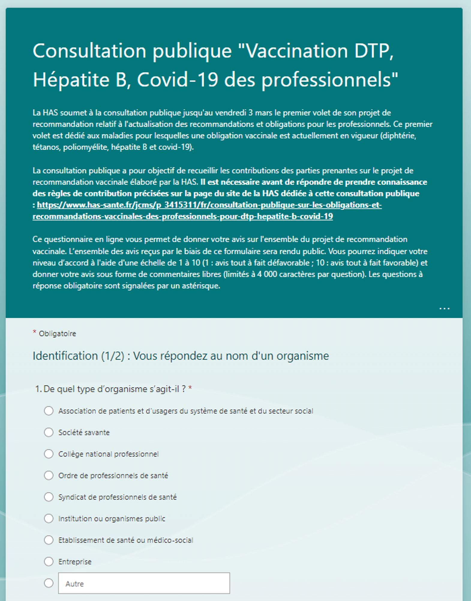 Visuel questionnaire