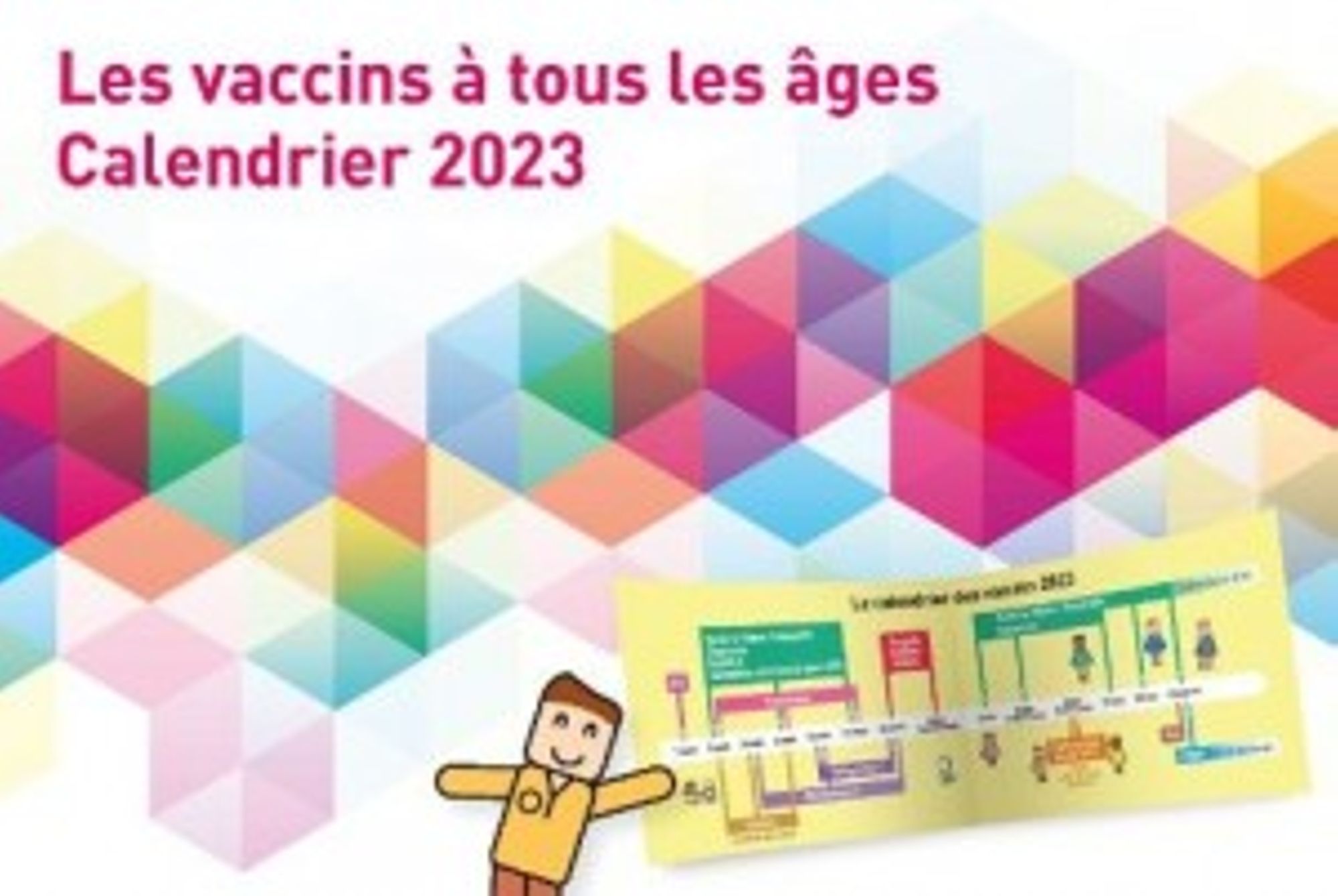 Dépliant - Calendrier vaccinal simplifié 2023